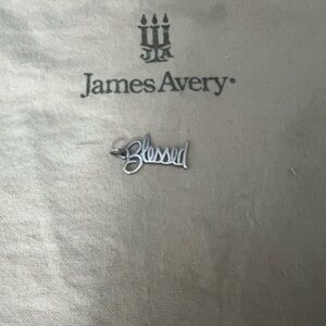 James Avery Blessed charm sterling silver 925
